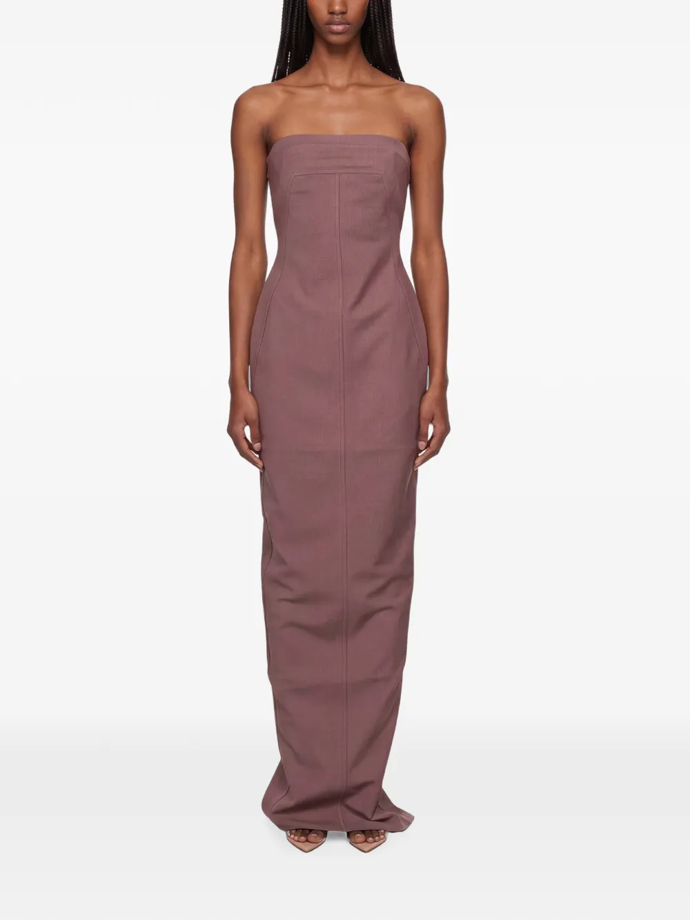Rick Owens Strapless maxi-jurk Paars