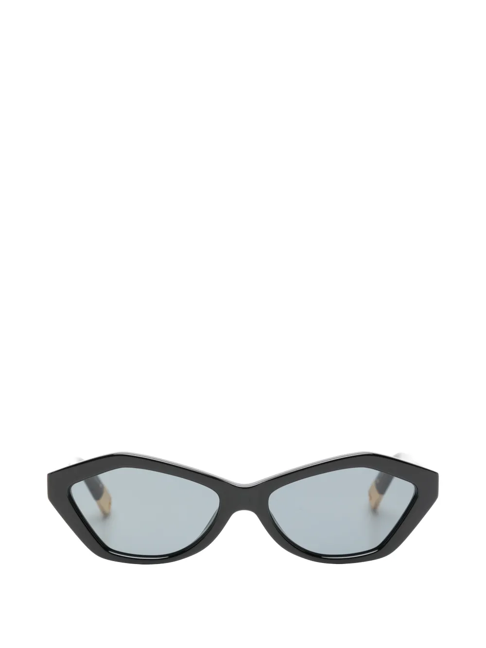 Jacquemus geometric-frame sunglasses - Schwarz