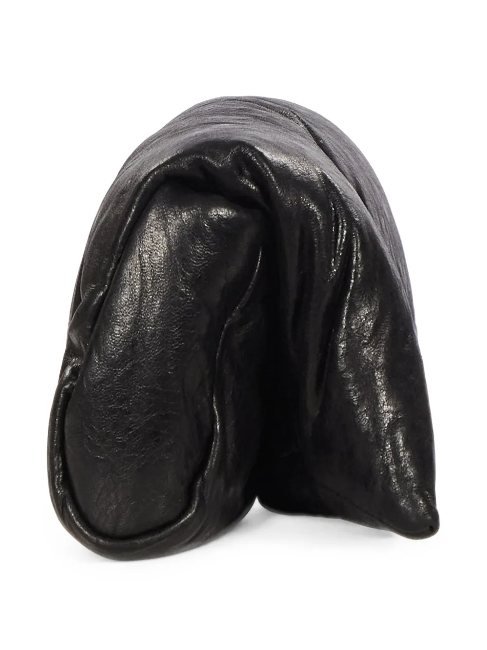 Rick Owens Leren clutch Zwart