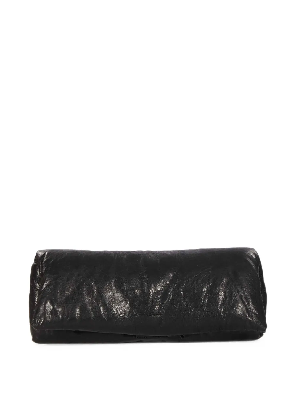 Rick Owens Leren clutch Zwart