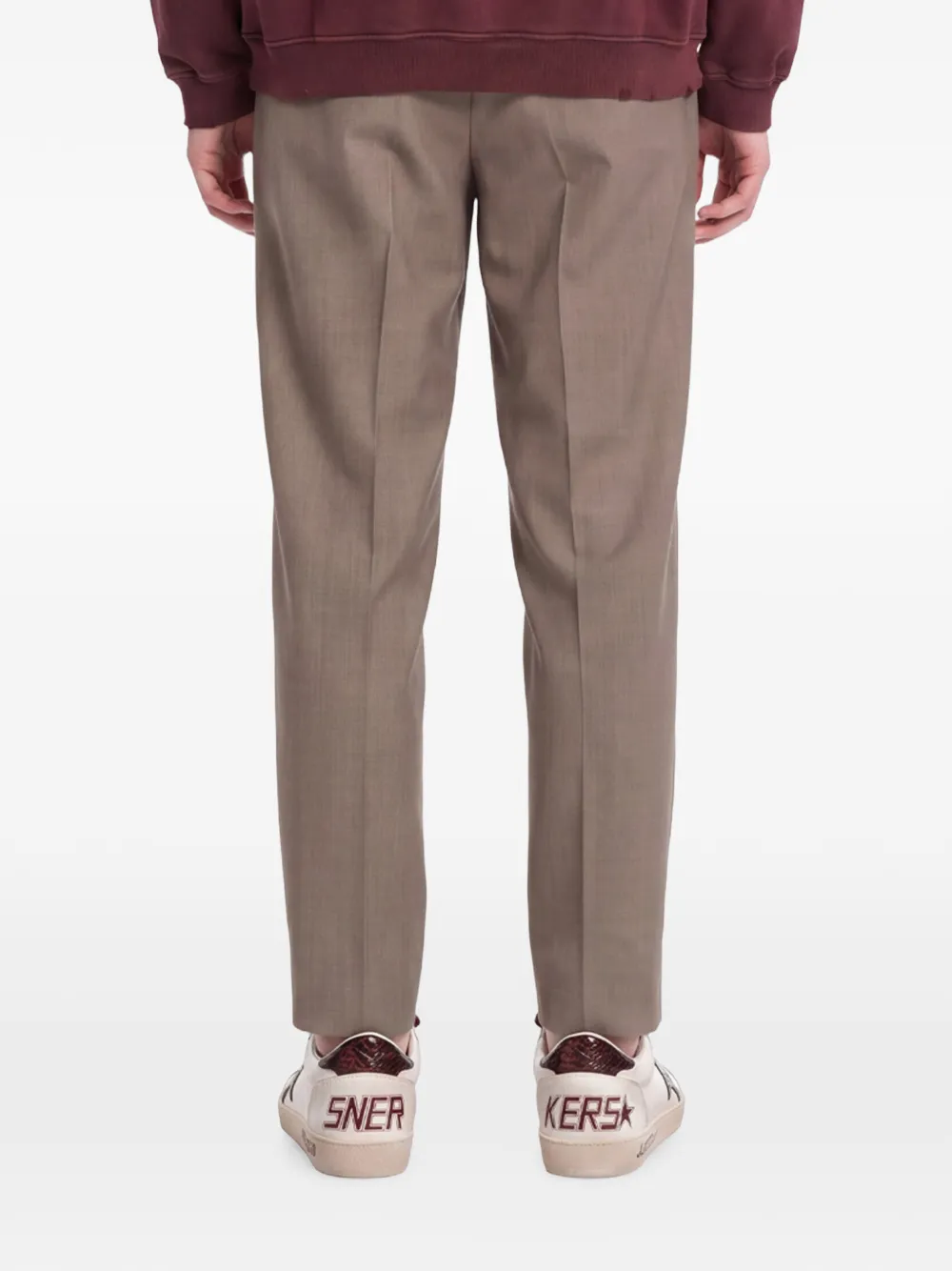 Briglia 1949 Portofino getailleerde plooibroek Beige