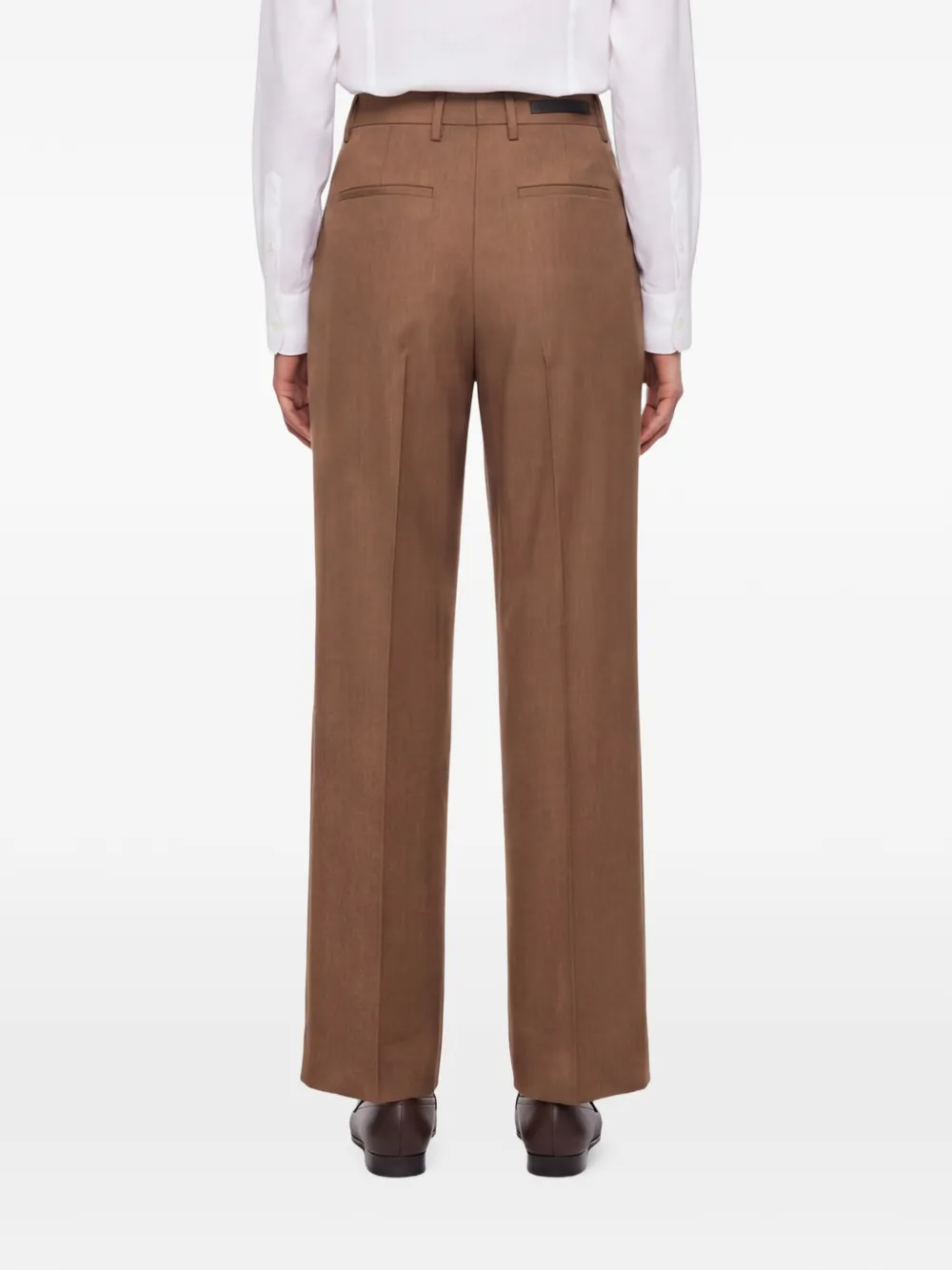 Briglia 1949 Straight plooibroek Bruin