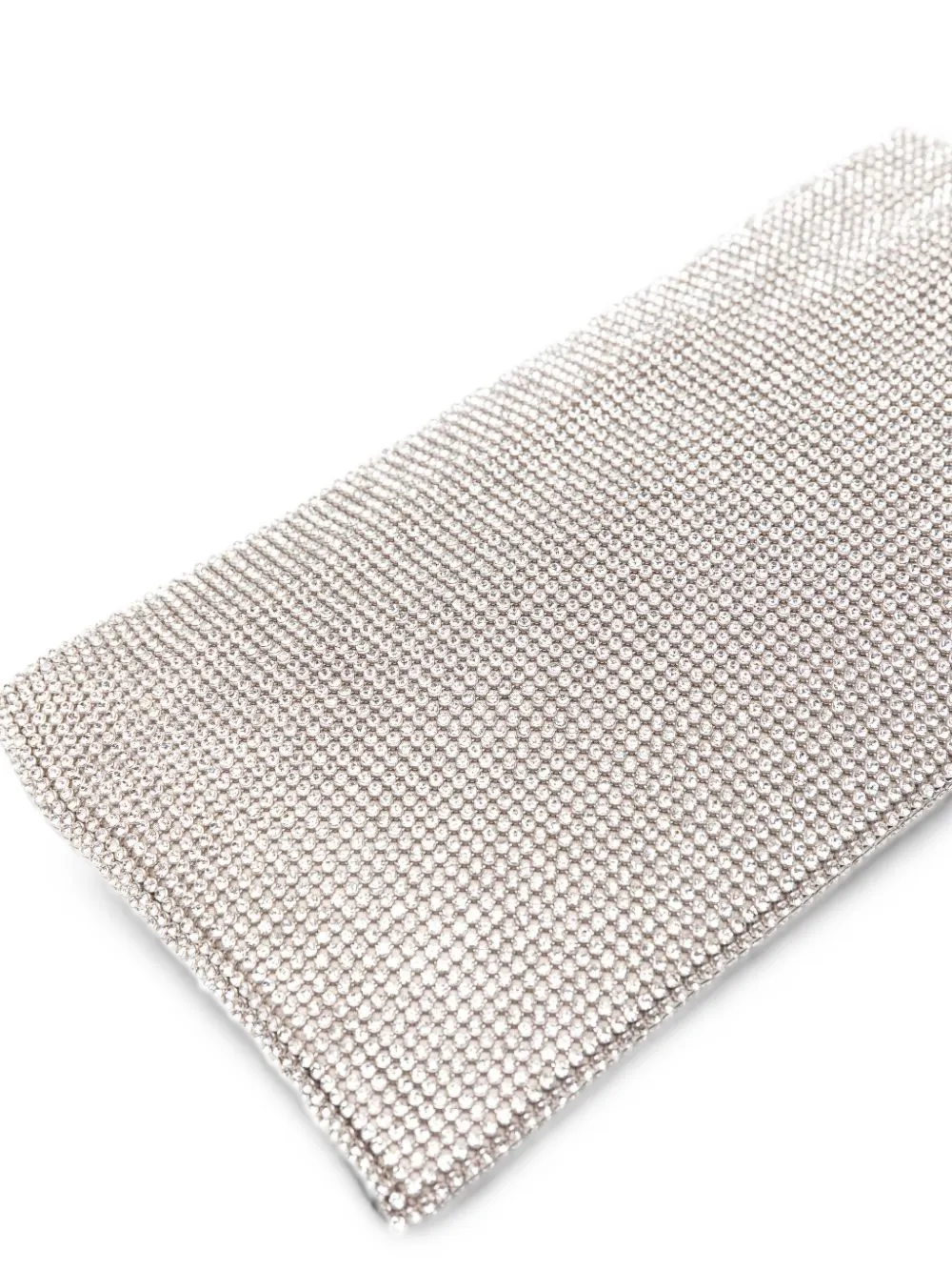 Benedetta Bruzziches La Petite clutch verfraaid met kristallen Zilver
