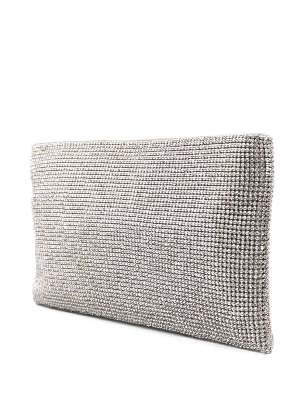 Benedetta Bruzziches La Petite clutch verfraaid met kristallen Zilver