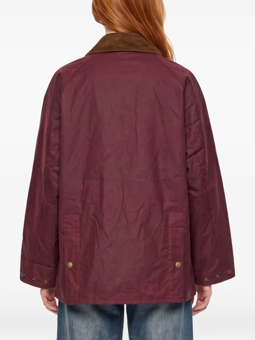 Barbour Bedale waxed jacket Rood