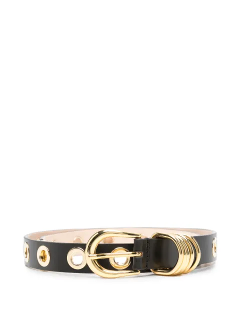 Déhanche Full Rivet leren riem verfraaid met ringlets