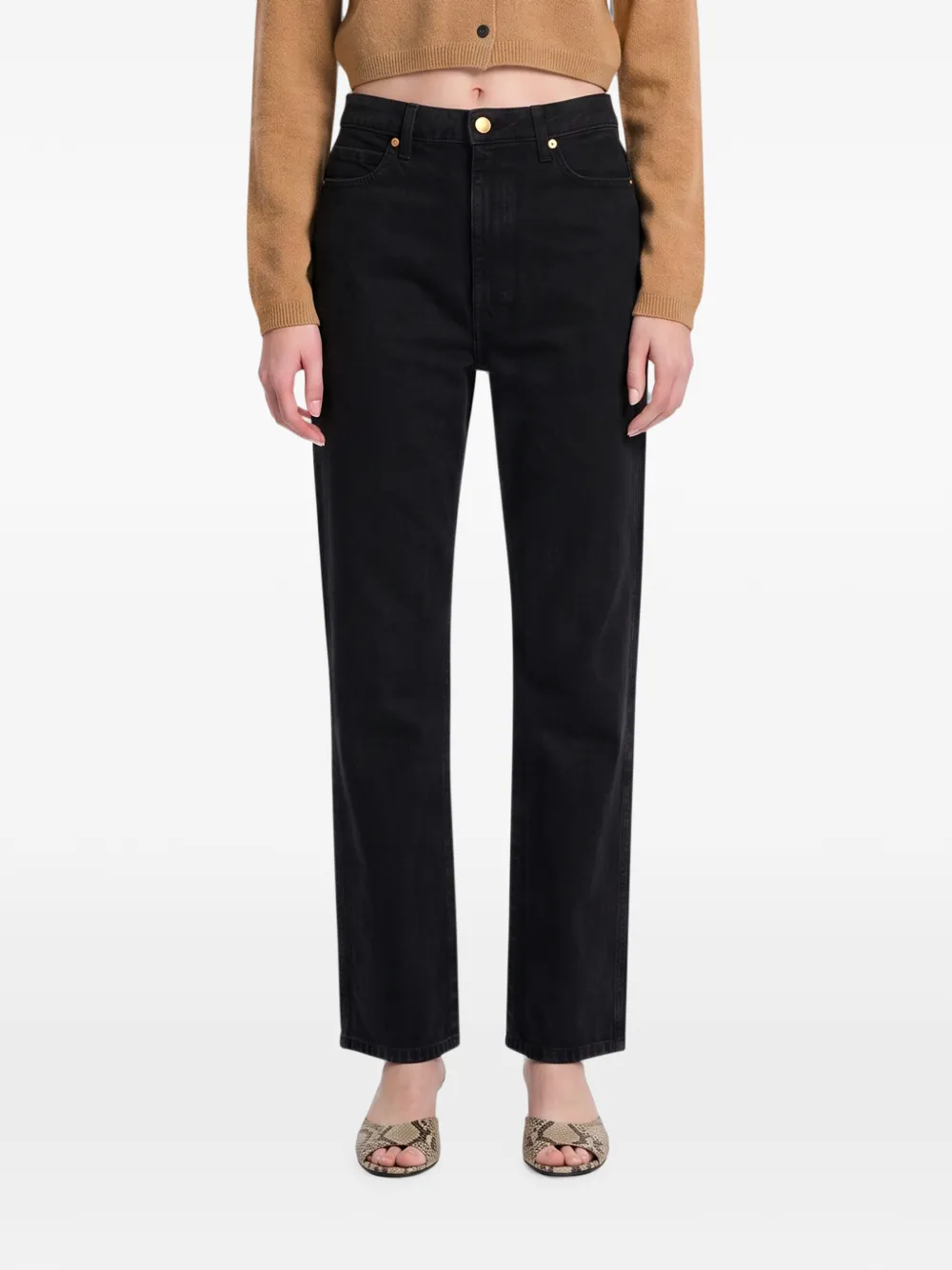 KHAITE Abigail jeans Zwart