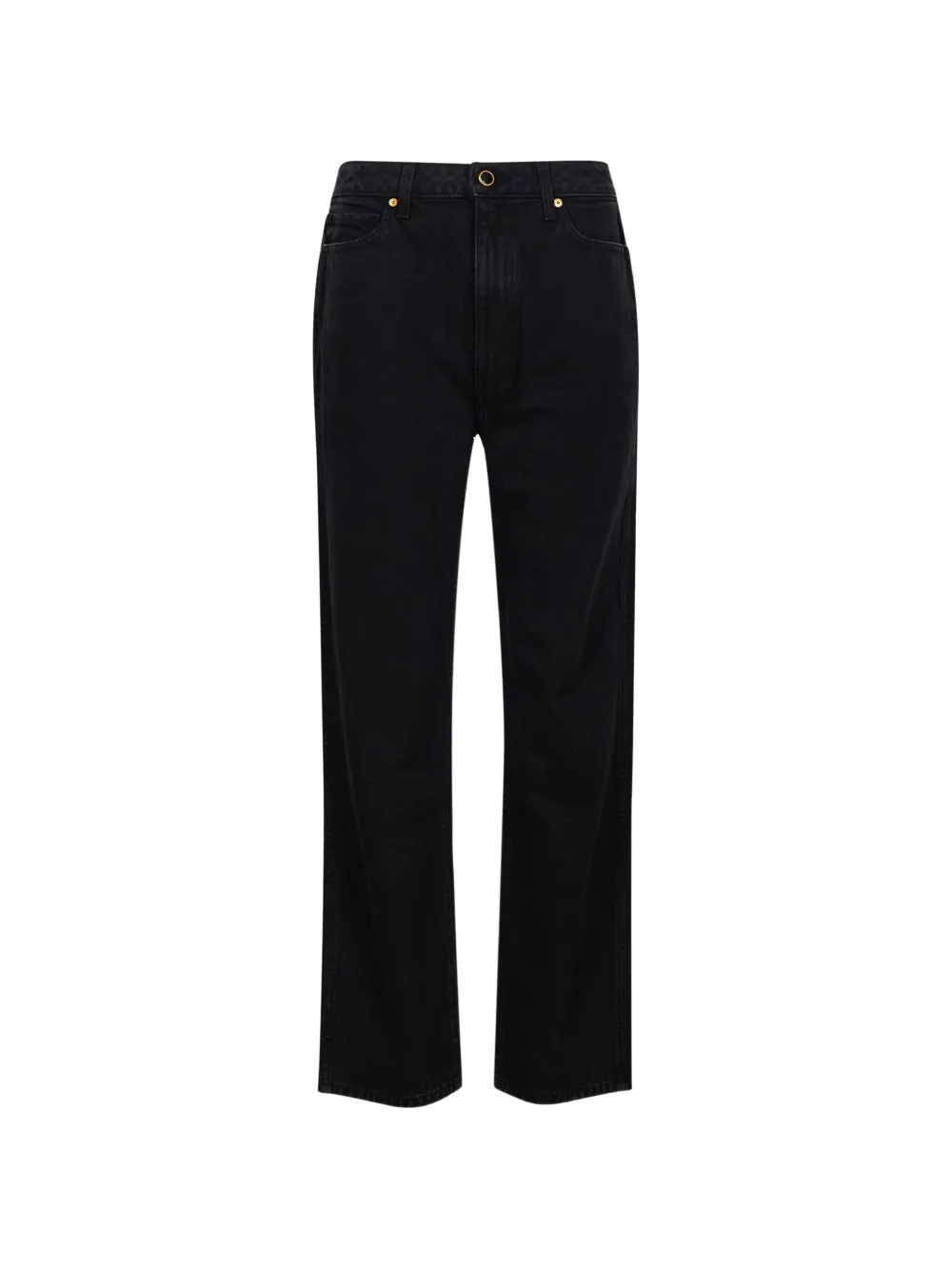 Khaite Abigail Jeans In Black