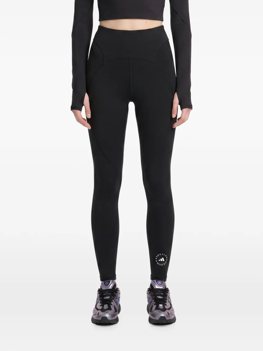 adidas by Stella McCartney training 7/8 leggings - Schwarz