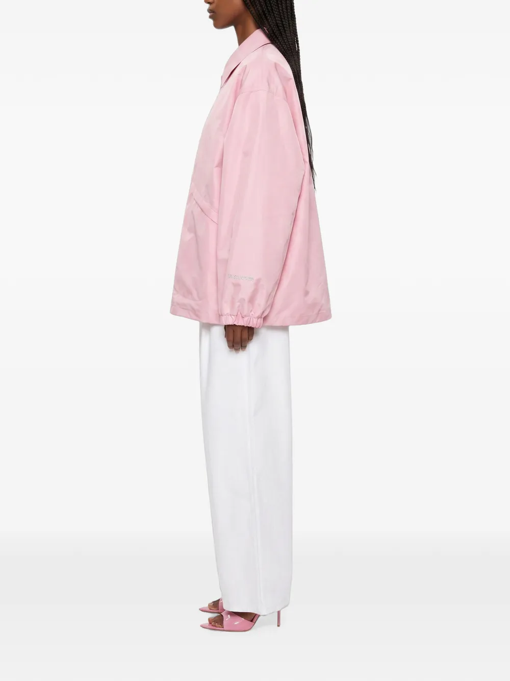 Jil Sander Technische faille blouson Roze