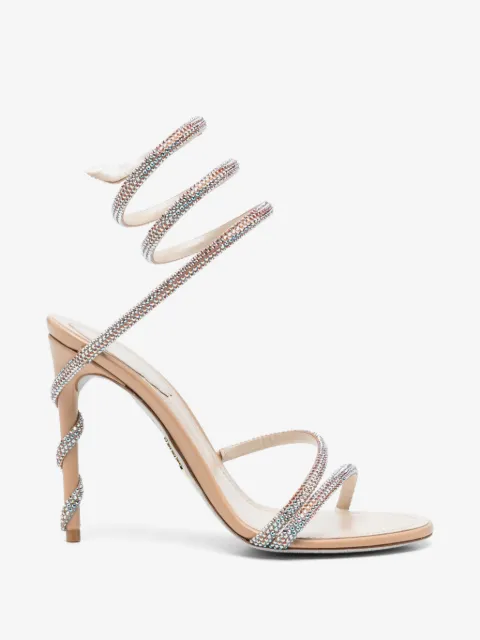 René Caovilla Cleo Sandalen mit Kristallen