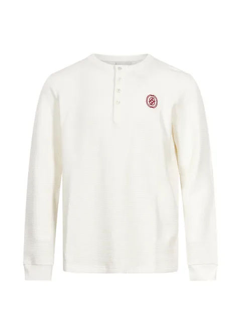 Drôle De Monsieur playera de tejido gofrado