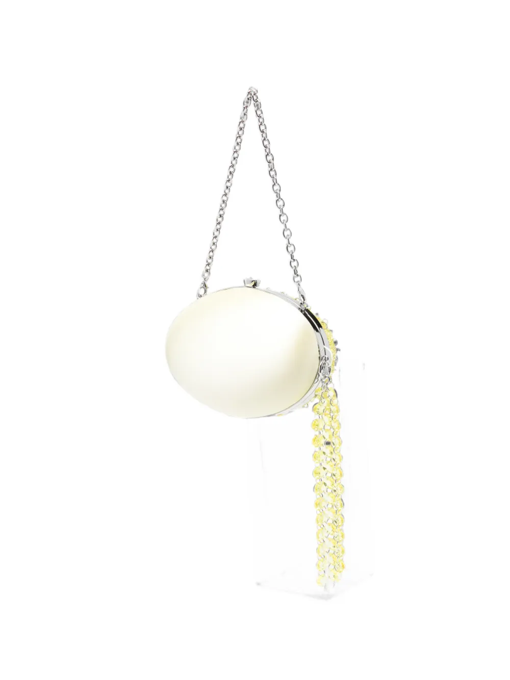 Self-Portrait Clutch verfraaid met kristallen Geel