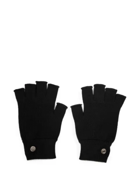 Rick Owens fingerless press-stud gloves
