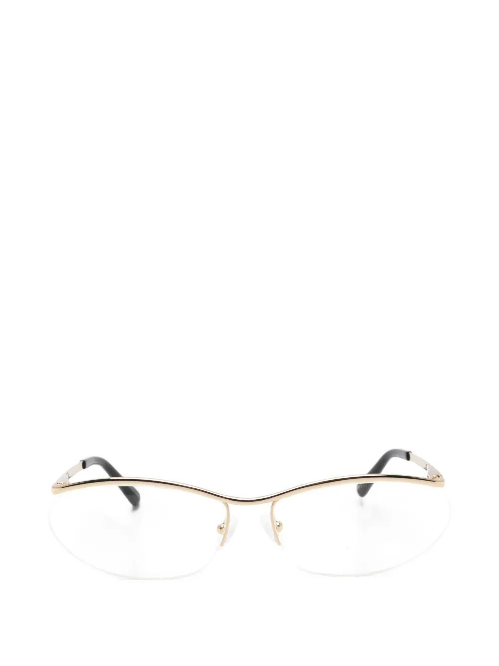 The Attico x Linda Farrow Charlotte glasses - Oro