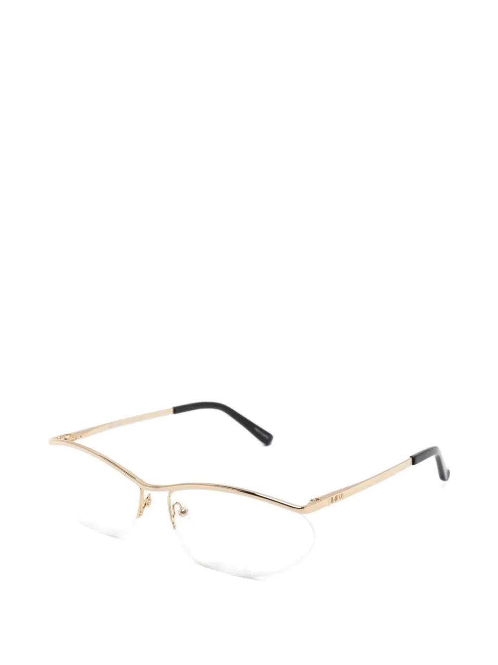 The Attico x Linda Farrow Charlotte bril Goud