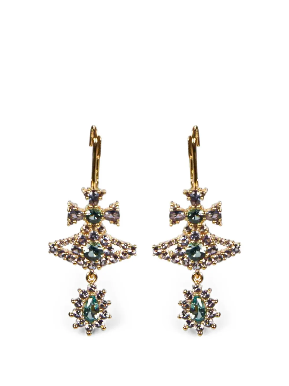 Vivienne Westwood Orb drop earrings - Oro