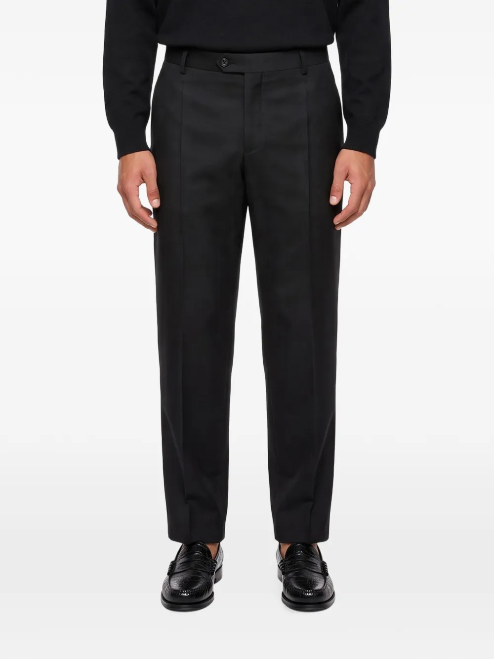 Briglia 1949 pressed-crease tailored trousers Zwart