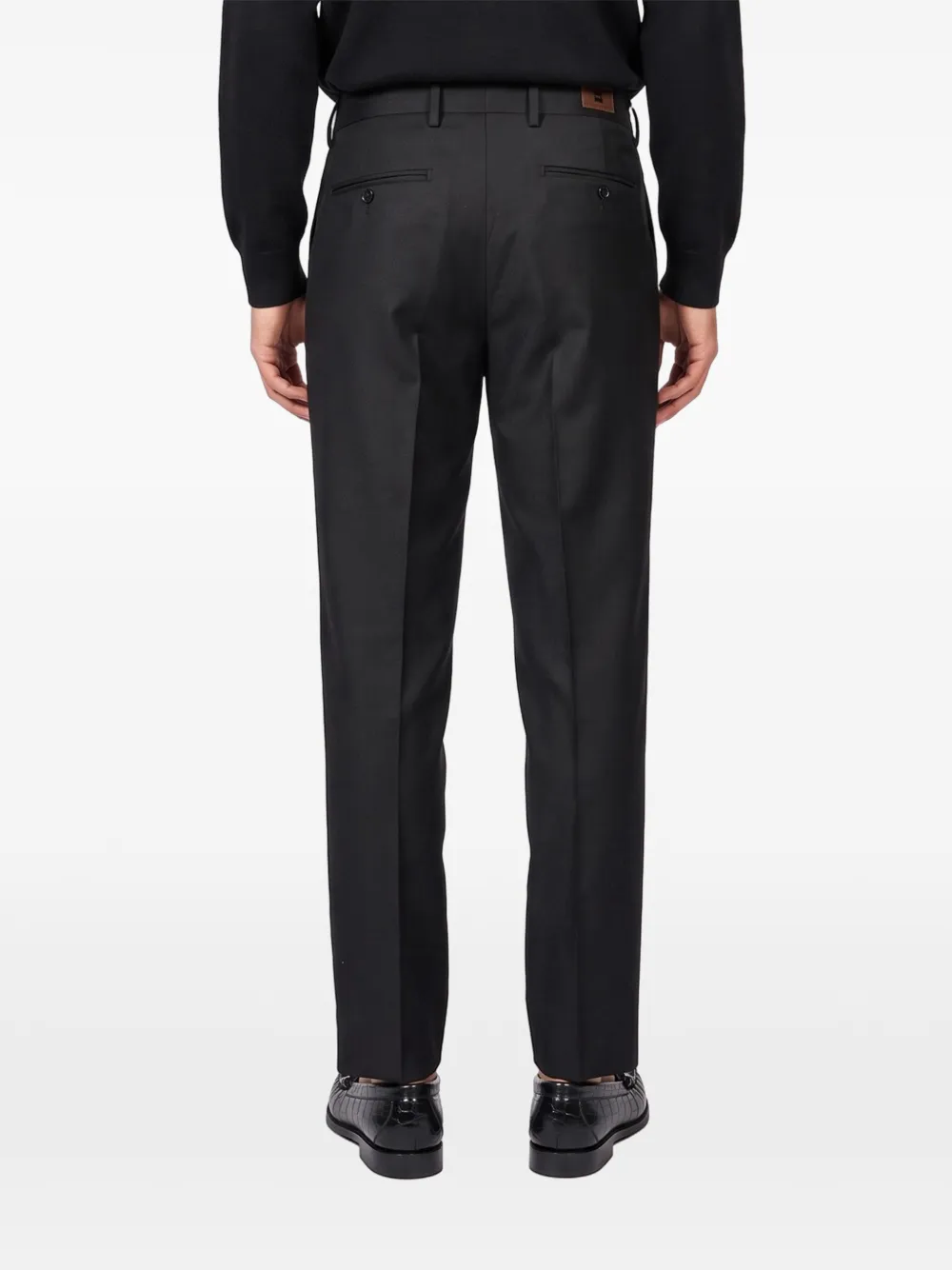Briglia 1949 pressed-crease tailored trousers Zwart
