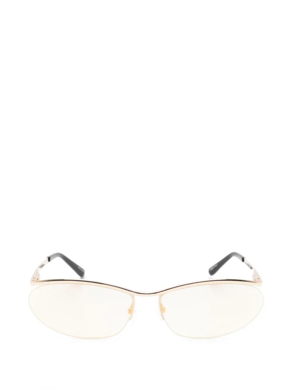 The Attico x Linda Farrow Charlotte sunglasses - Oro