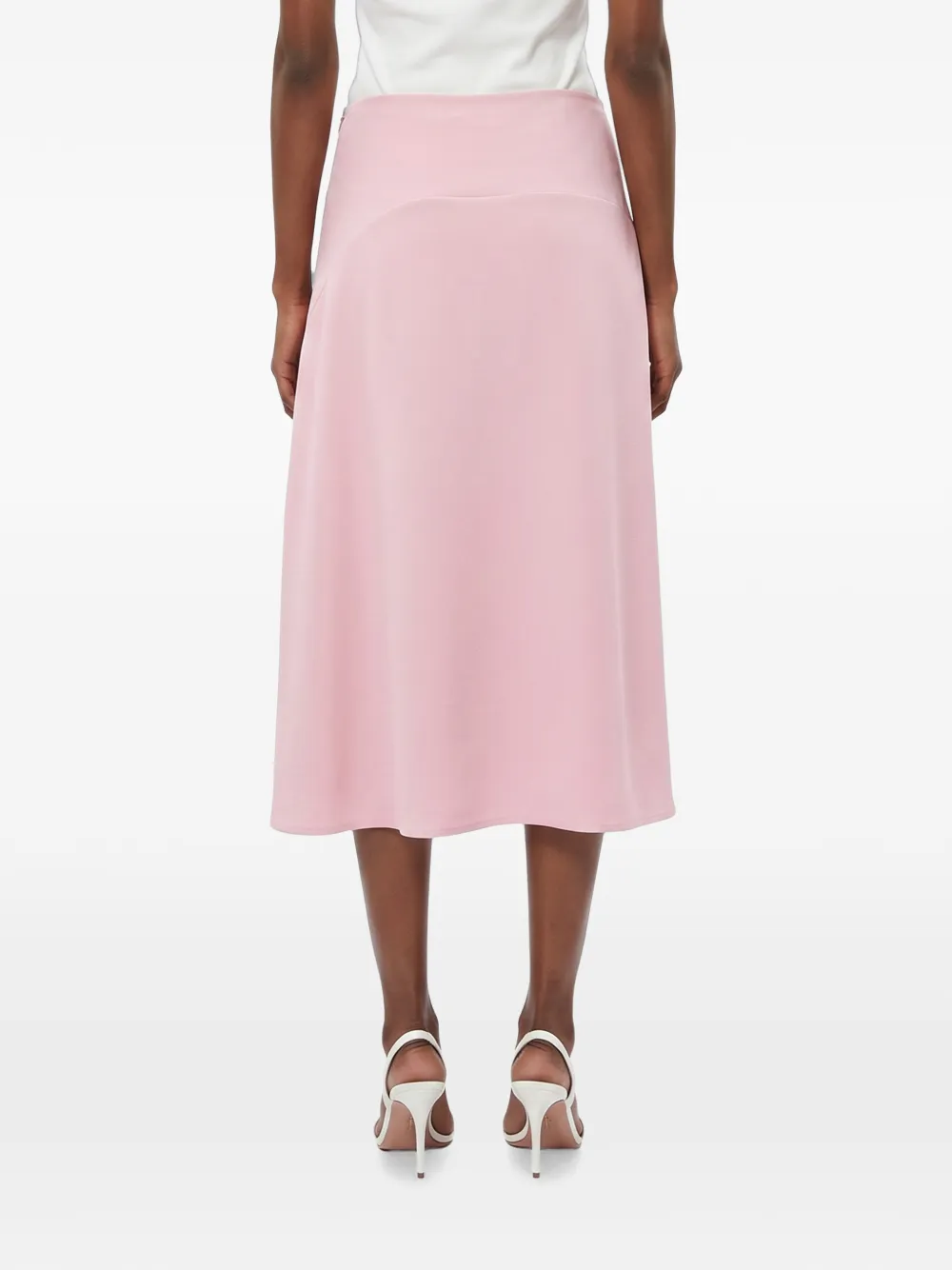 Jil Sander Sablé wollen rok Roze
