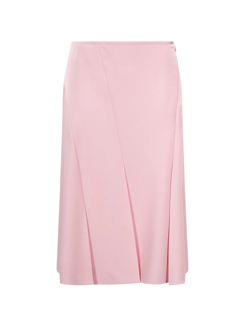 Jil Sander wool sablé skirt - Rosa