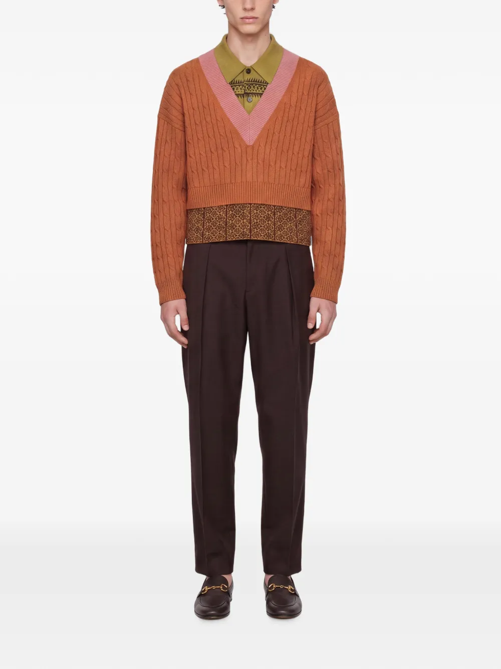 Briglia 1949 Straight broek Bruin
