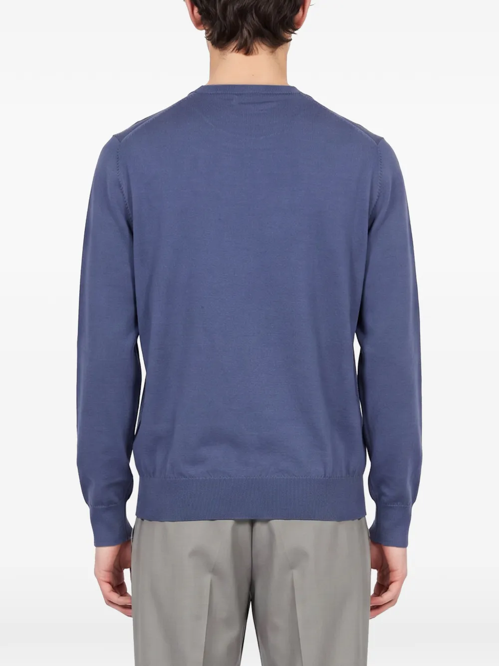 Brunello Cucinelli Trui met hoge hals Blauw