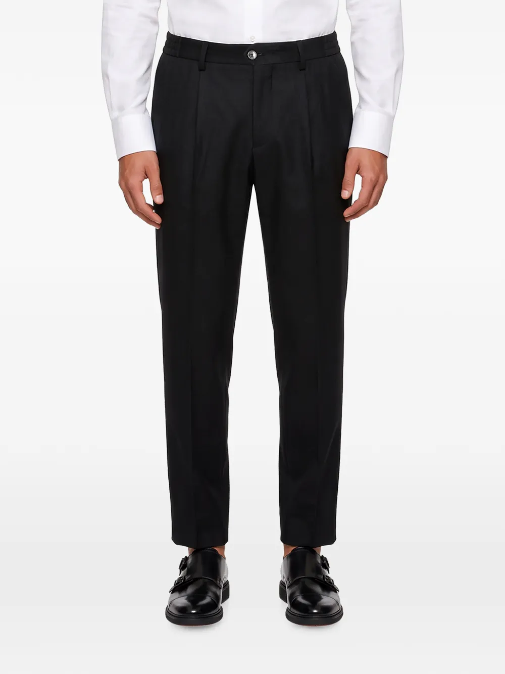 Briglia 1949 Portofino pleated trousers Zwart