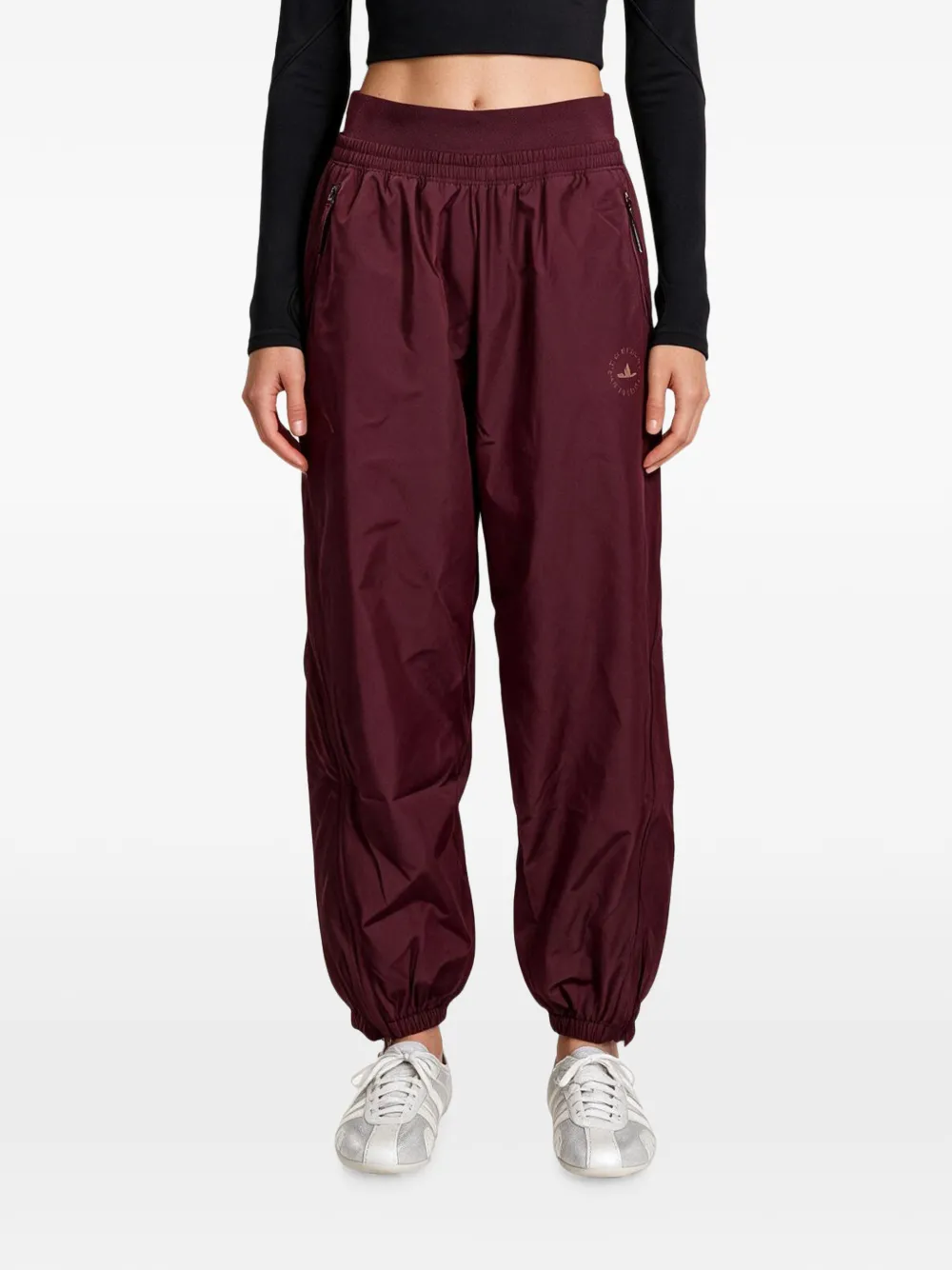 adidas by Stella McCartney Trainingsbroek met elastische enkels Paars