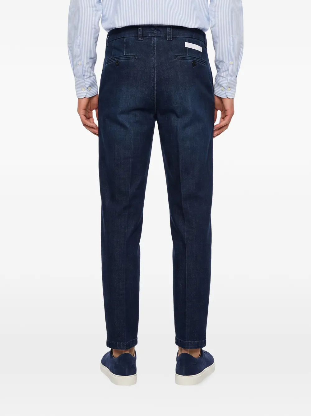 Briglia 1949 Portofino jeans met plooi-detail Blauw