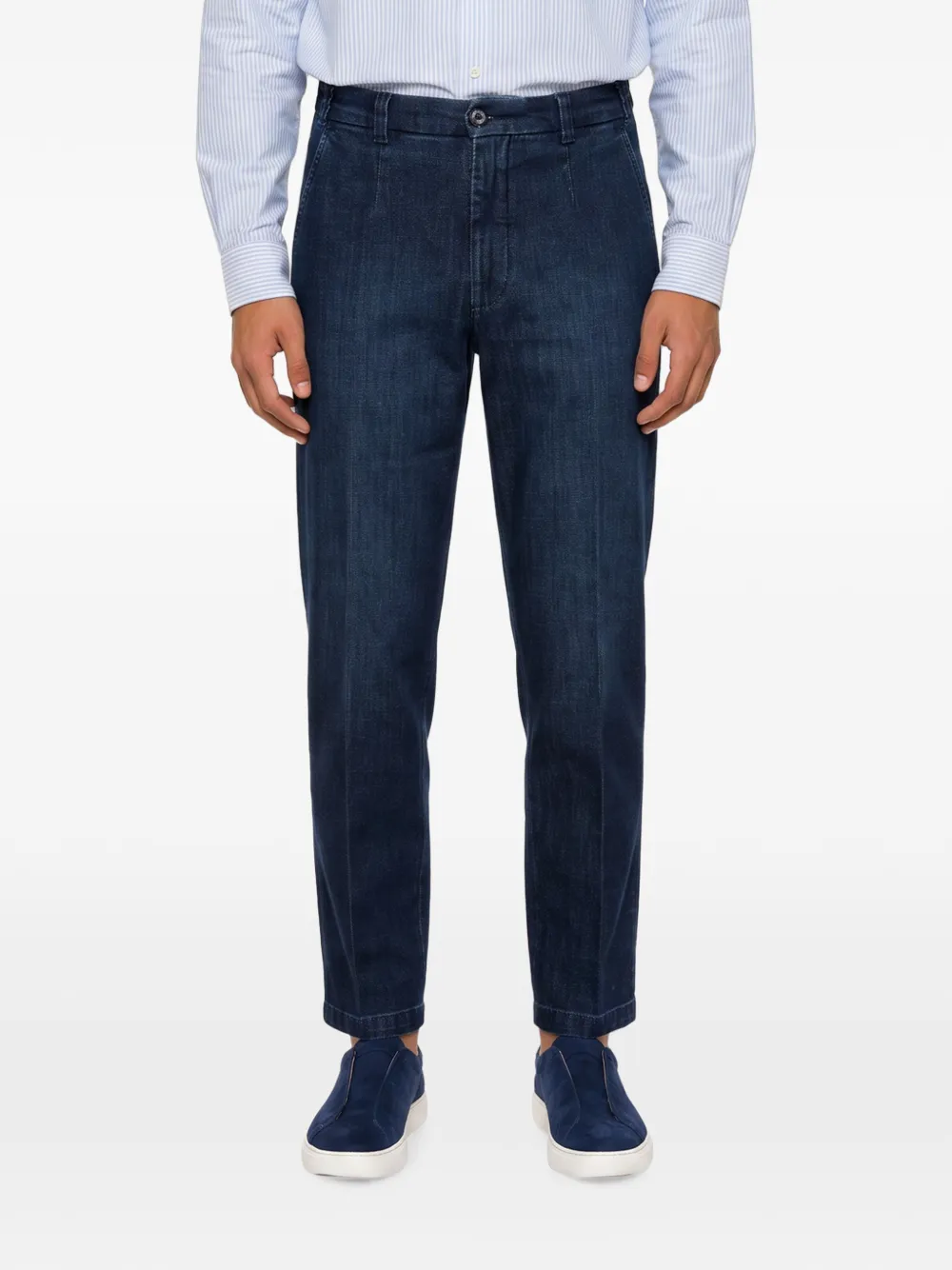 Briglia 1949 Portofino jeans met plooi-detail Blauw