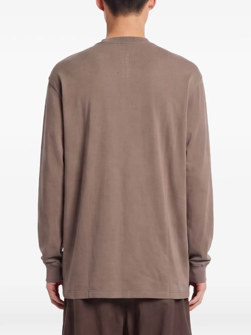 Rick Owens long-sleeve T-shirt Beige