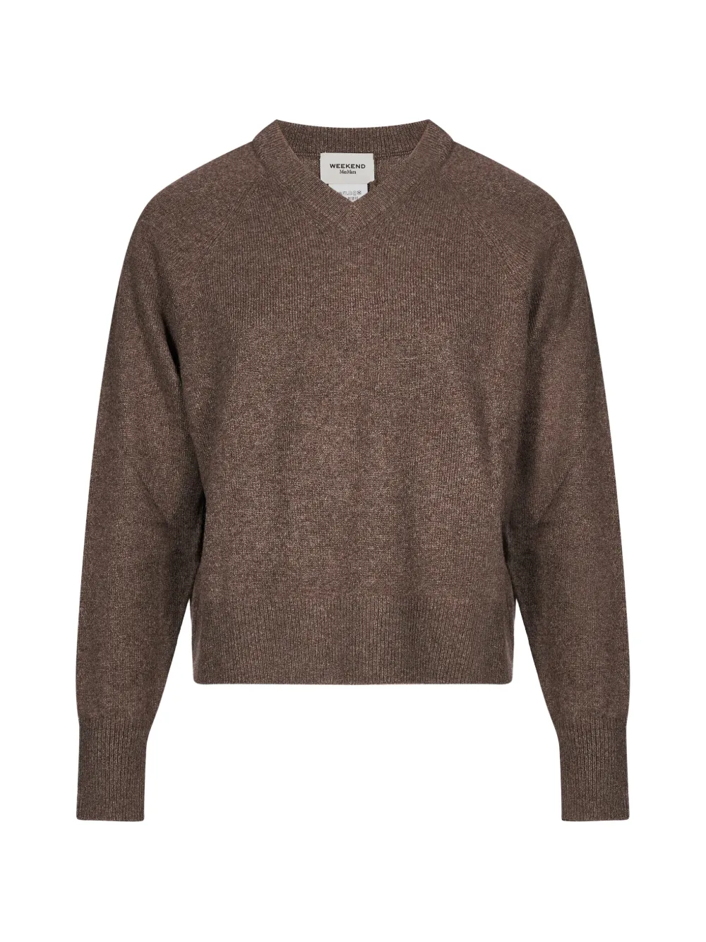 Weekend Max Mara V-neck raglan-sleeve sweater - Braun