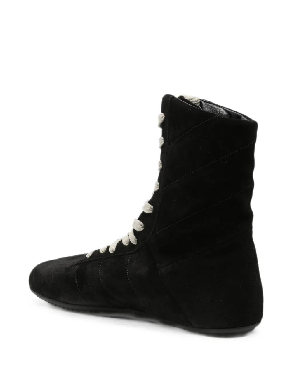 Rick Owens Minimal High Sneaks lace-up sneakers Zwart