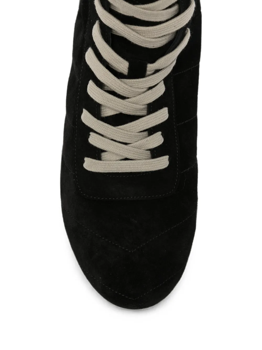 Rick Owens Minimal High Sneaks lace-up sneakers Zwart