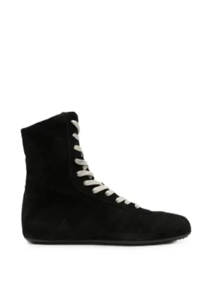 Rick Owens DRKSHDW Vegan Sneaks ハイカット スニーカー | ブラック