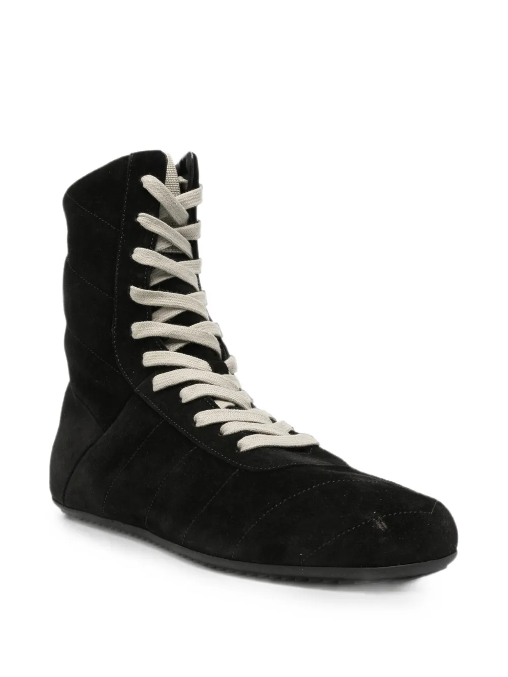 Rick Owens Minimal High Sneaks lace-up sneakers Zwart
