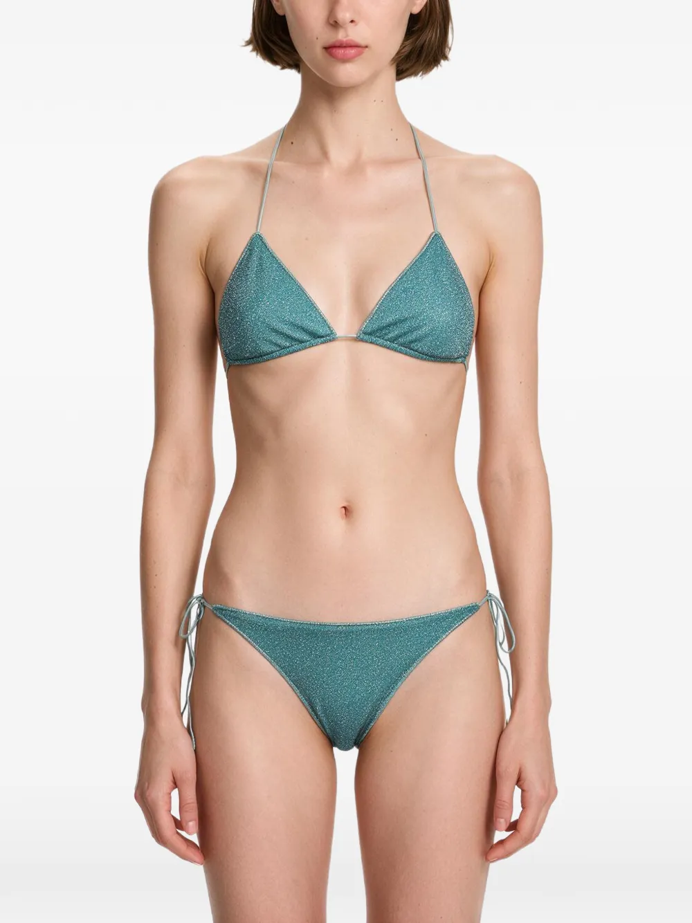 Oséree Lumière triangle bikini Blauw