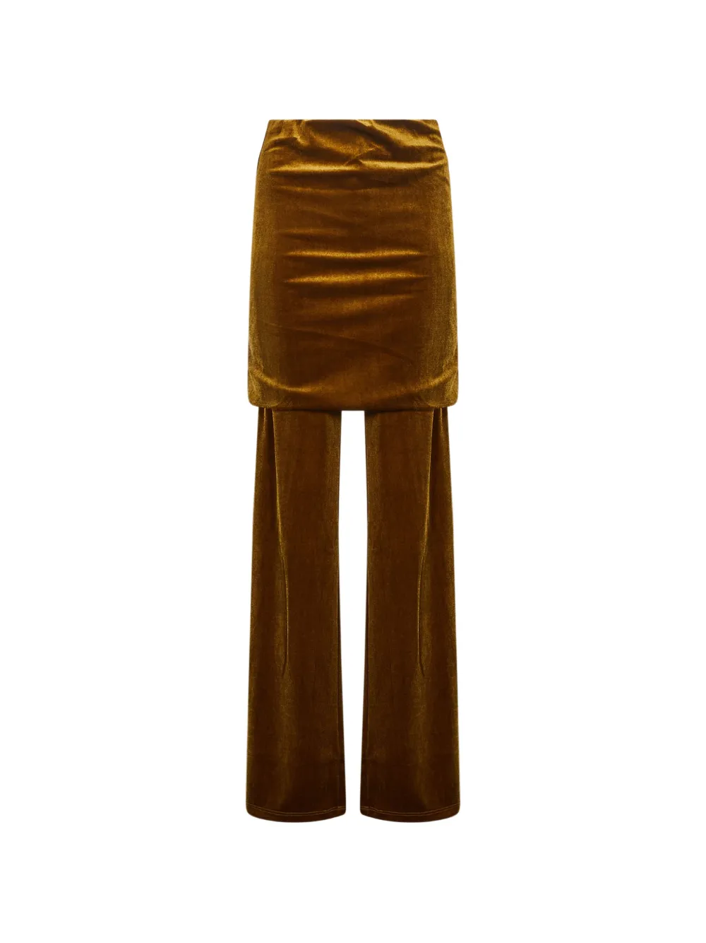 THE ANDAMANE velvet-effect trousers