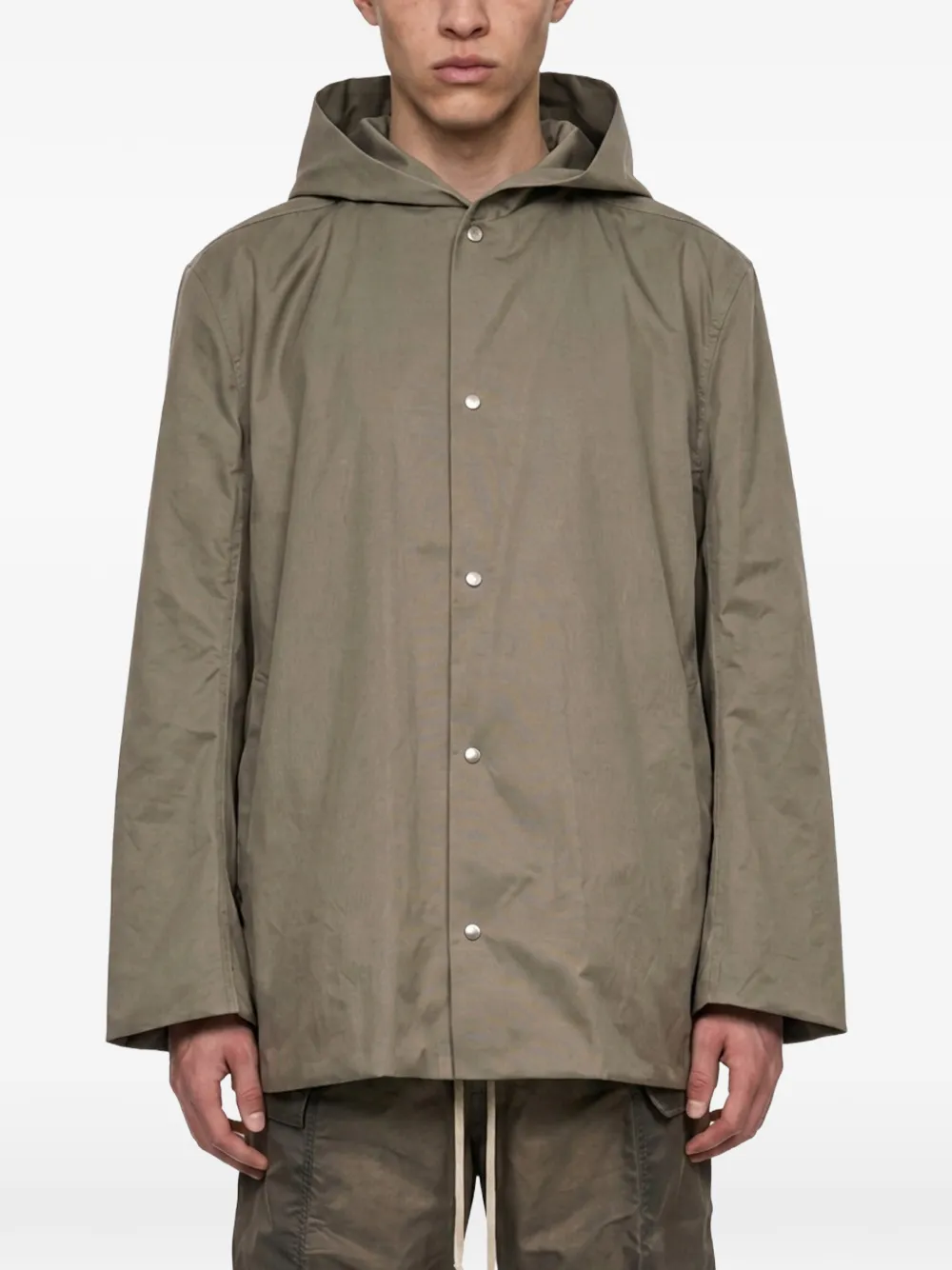Rick Owens Jas met capuchon Grijs