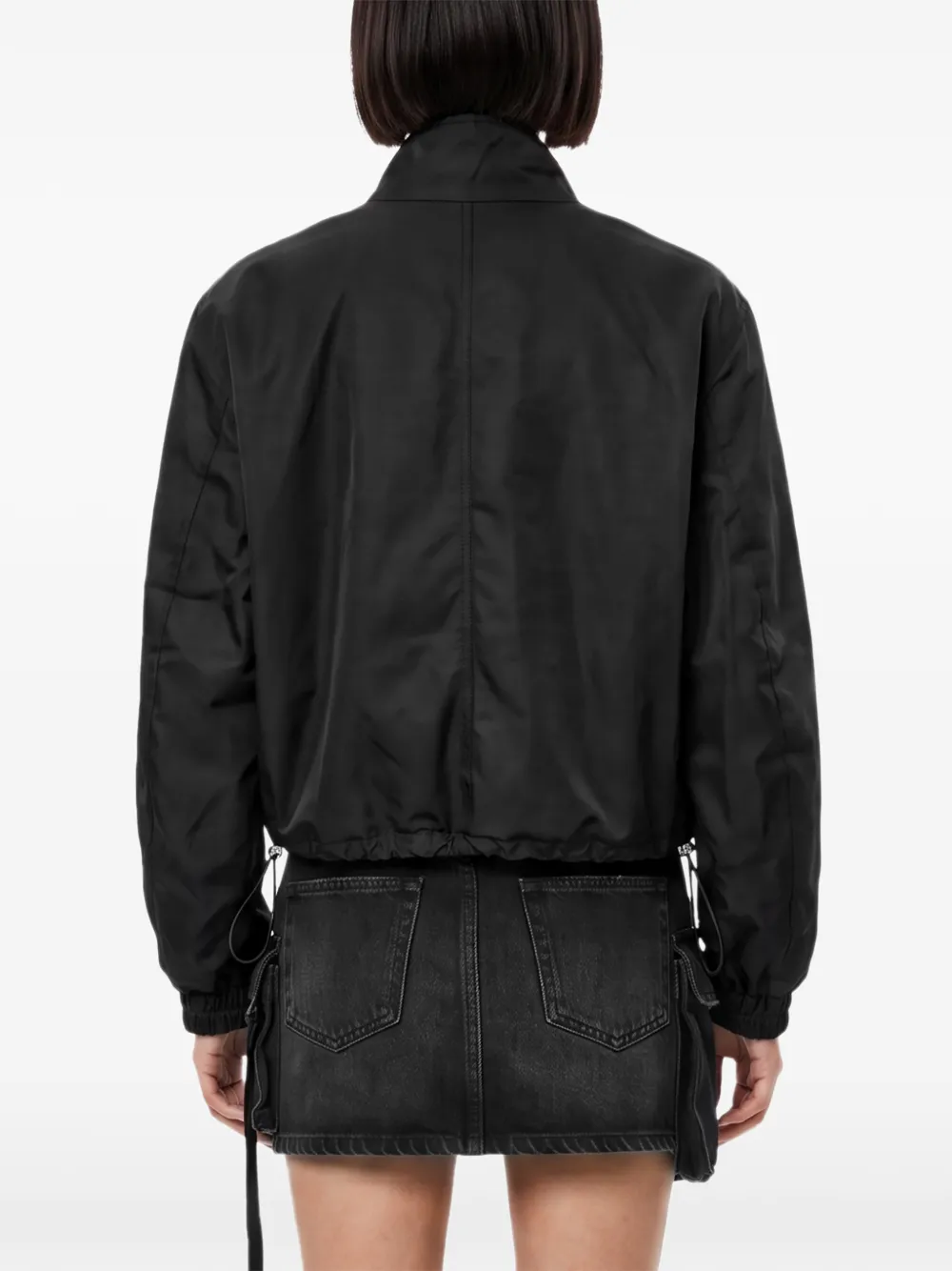The Attico Jack met logopatch Zwart