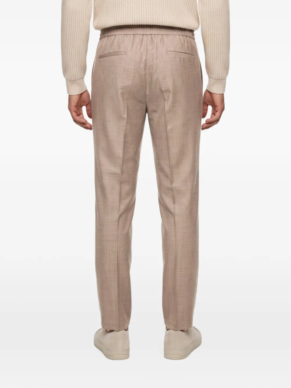 Briglia 1949 Wimbledon drawstring pleated trousers Beige