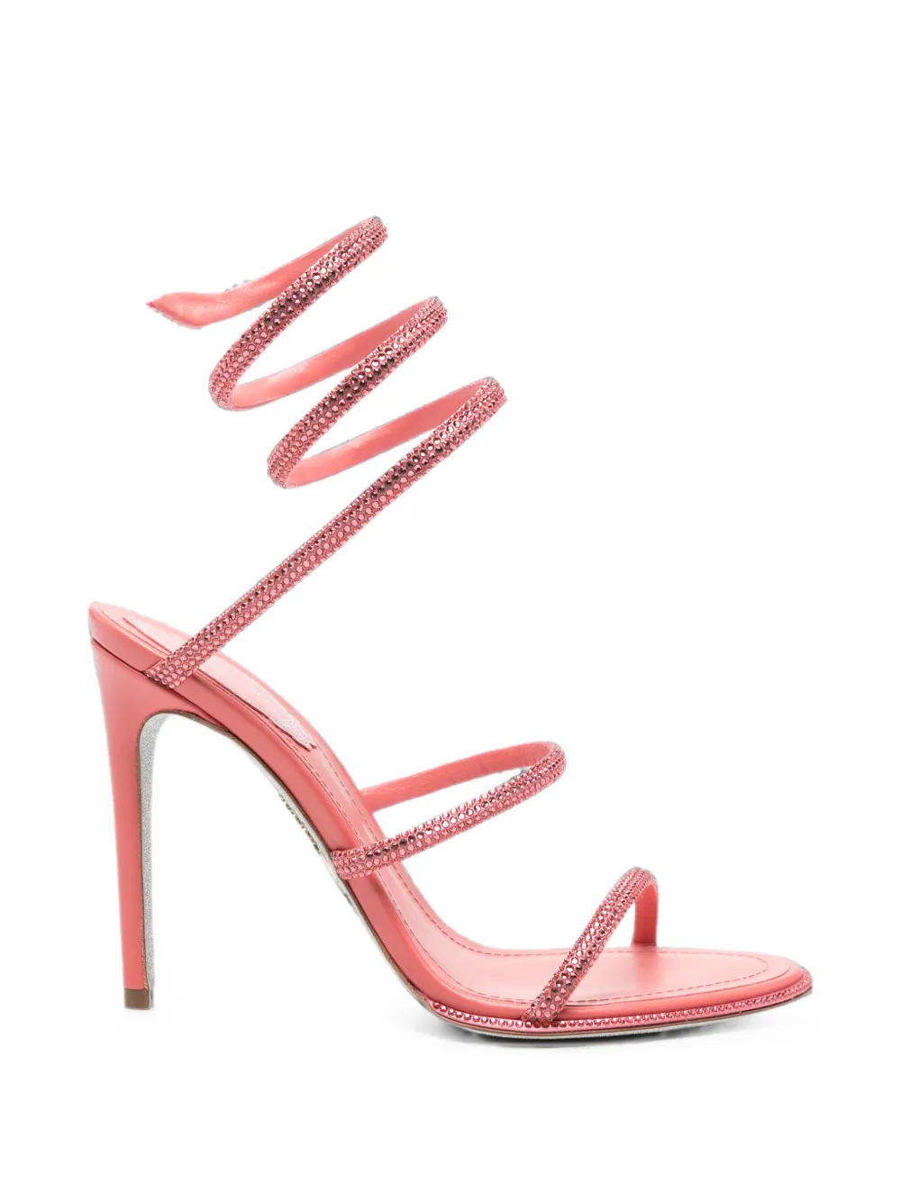 René Caovilla Cleo crystal-embellished sandals - Rosa