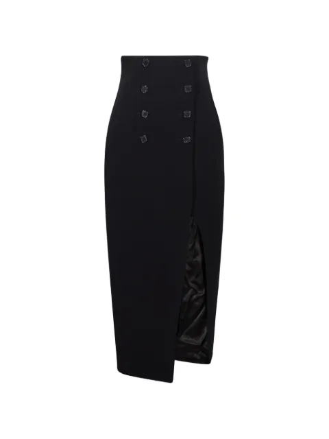 KHAITE Luiza skirt in black