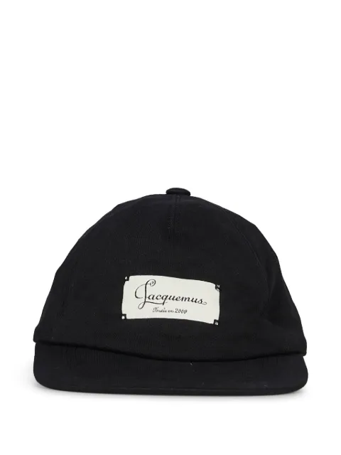 Jacquemus logo-patch baseball cap