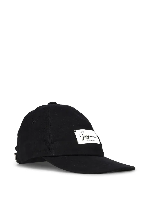 Jacquemus logo-patch Baseball Cap | Black | FARFETCH display picture 2