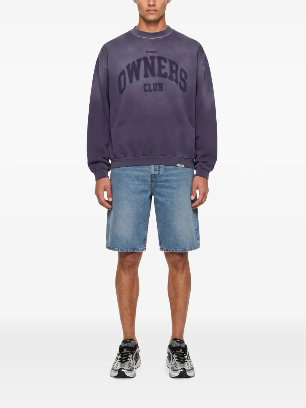Represent Owners Club sweater met logo-print Paars
