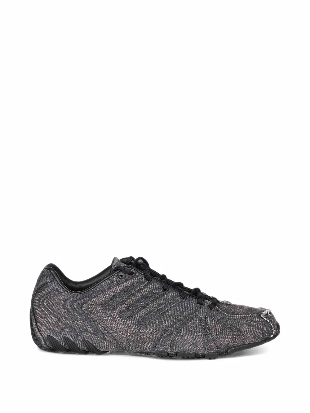 adidas distressed-denim sneakers - Grigio
