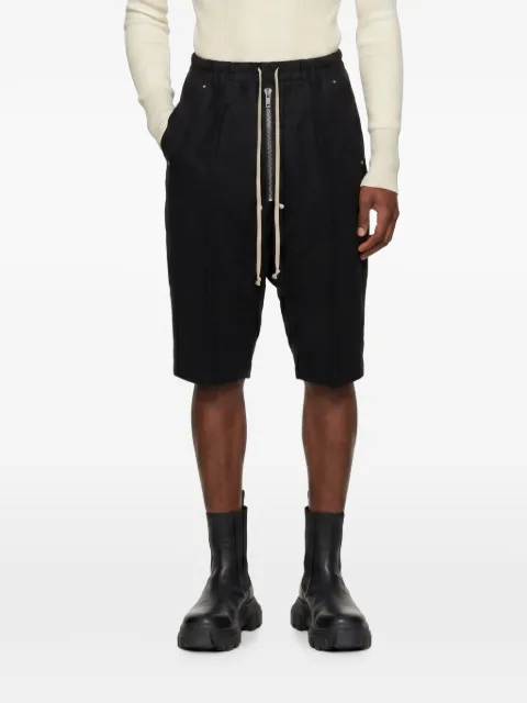 Rick Owens drawstring-waist drop-crotch shorts
